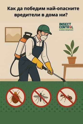 Инсект Контрол унищожава вредители